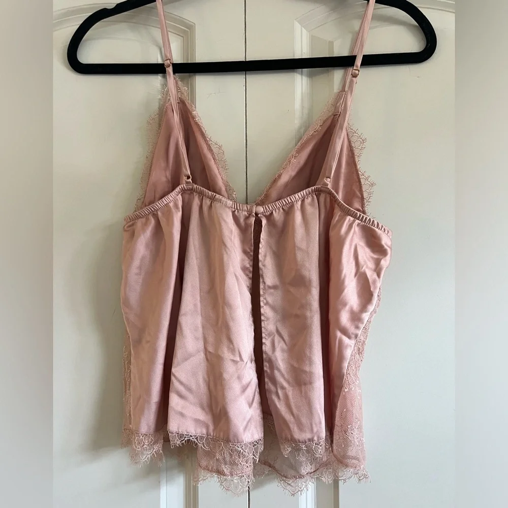 🖤Victoria’s Secret Lace Blush Cami Set – Evening Blush